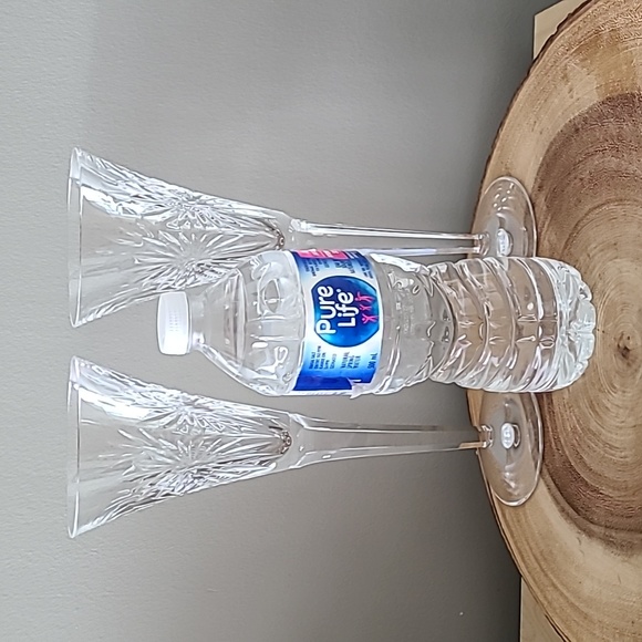 Like new Waterford Millennium Celebration flutes "Health" - Picture 5 of 9